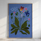 Pansy Posy Flower Art Print: Colourful Handrawn Floral Illustration