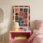 Celestial Illustration: Colour Pop Nursery Art Print
