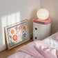 Spring Flower landscape Illustration: Colour Pop Nursery Art Print