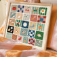 Kids Square Alphabet Print, A-Z, Cool, Kids, Wall Art