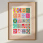 Sunshine Kids Numbers Art Print: Rainbow Nursery Decor