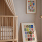 Cool Kids Numbers Art Print: Rainbow Nursery Decor