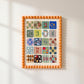 Cool Kids Numbers Art Print: Rainbow Nursery Decor