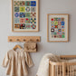 Cool Kids Numbers Art Print: Rainbow Nursery Decor