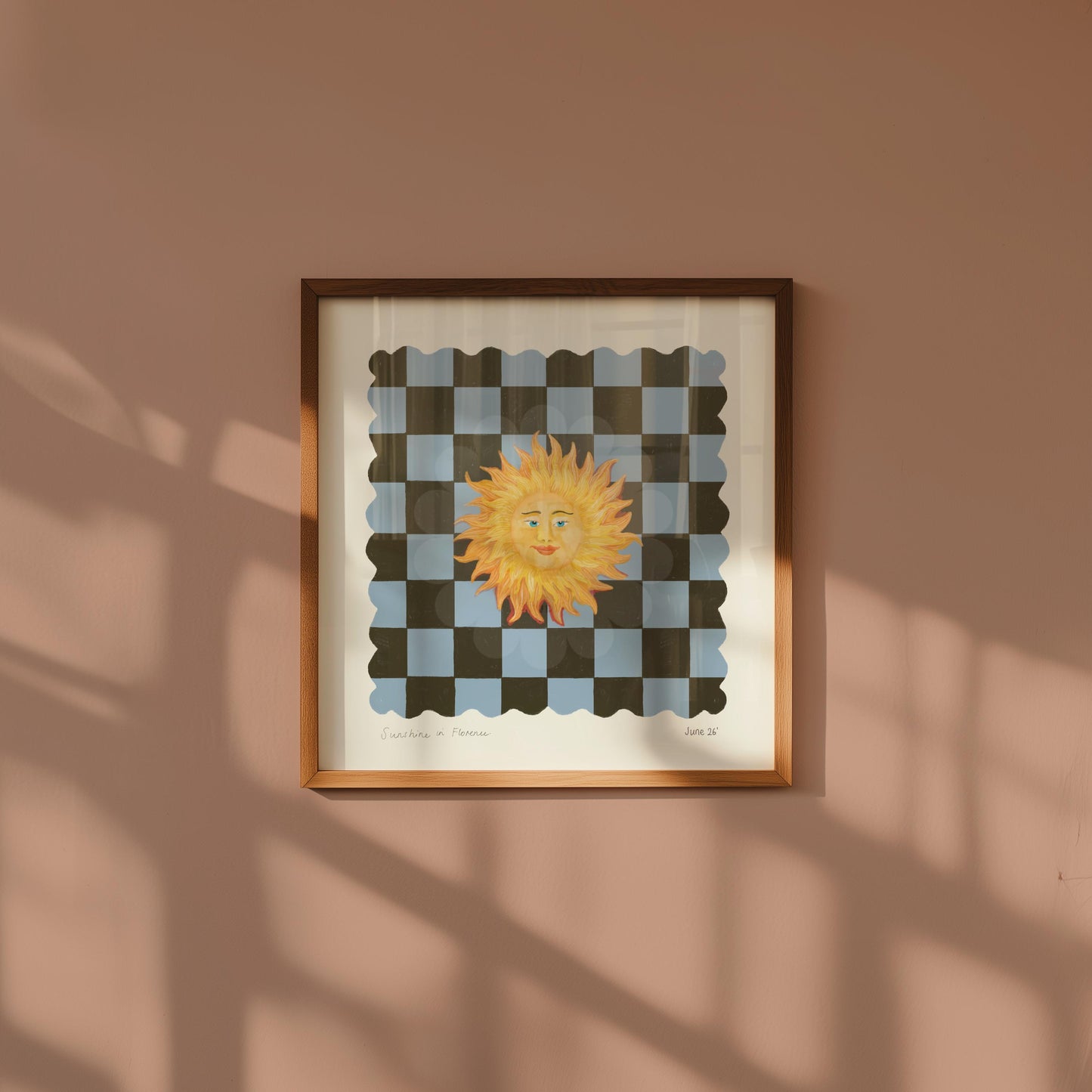 Sunshine from Florence Art Print: Dopamine Decor, Maximalist Wall Art