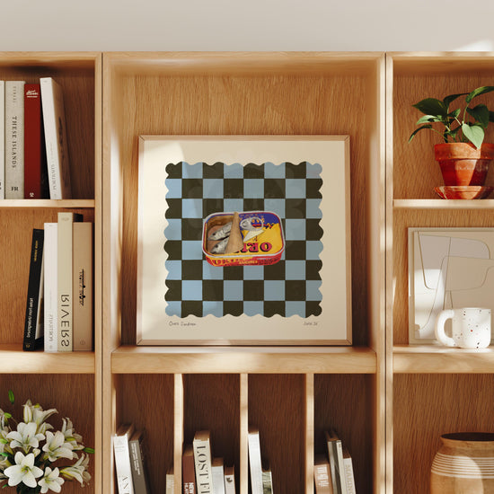 Sardines Art Print: Dopamine Decor, Maximalist Wall Art