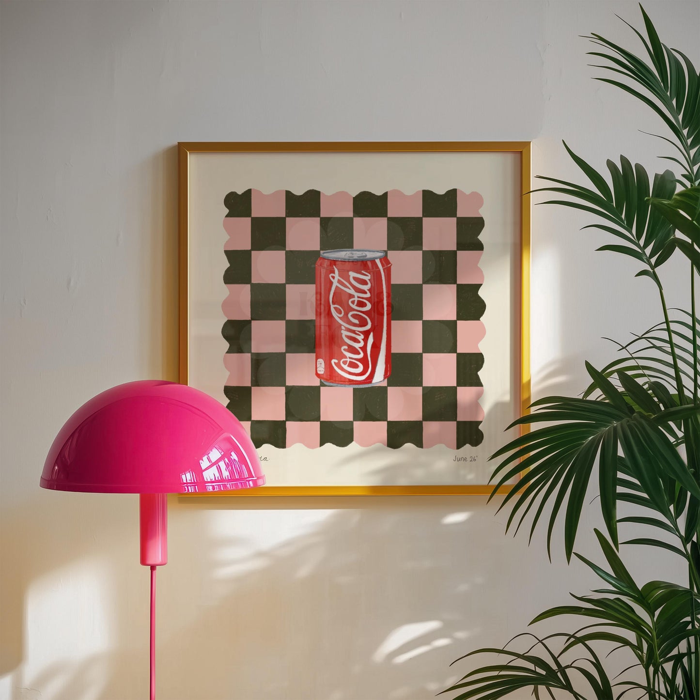 Cola Art Print: Dopamine Decor, Maximalist Wall Art