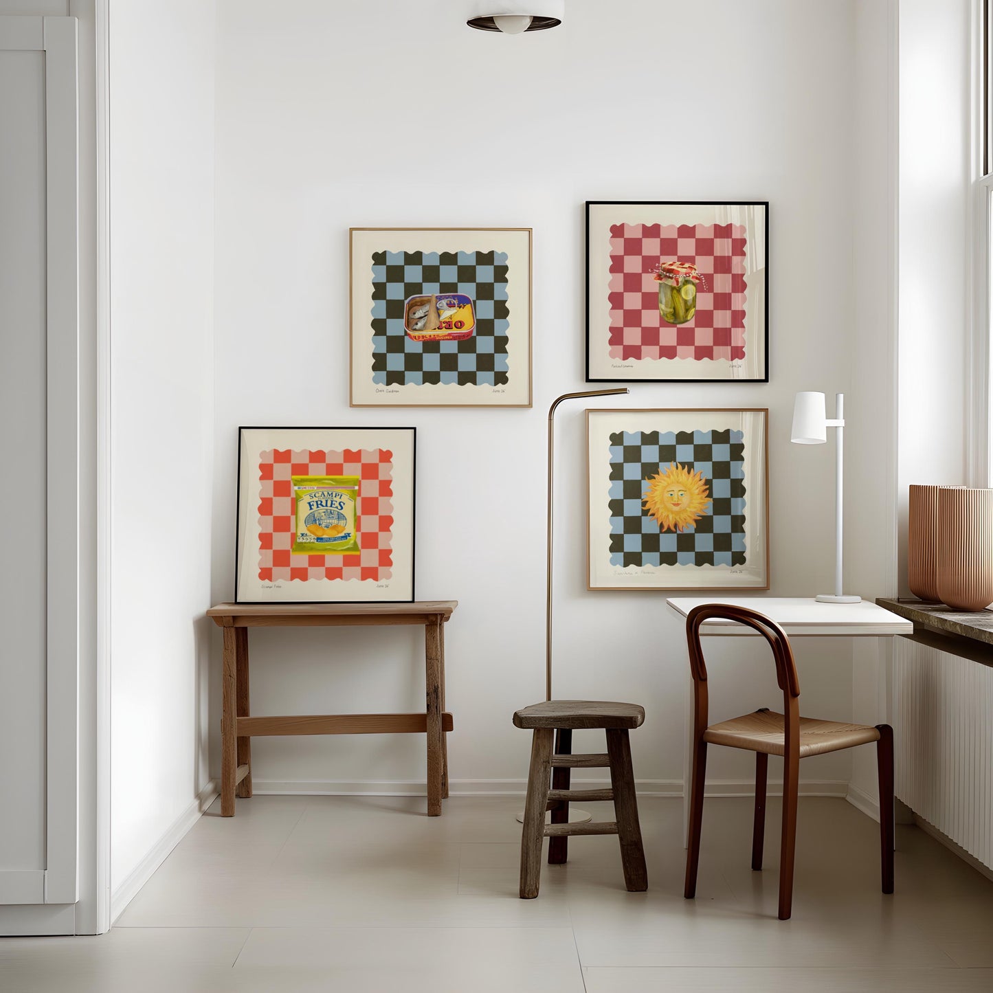 Pickle Art Print: Dopamine Decor, Maximalist Wall Art