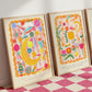 Stars Above Art Print: Colorful Nursery Decor