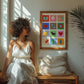 A Beautiful Life, Art Print: Colourful Handrawn Illustration, Bedroom, Kitchen, Hallway, Colourful