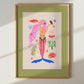Fun Mermaid Art Print: Colorful Kids Room Decor