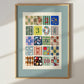 Cool Kids Numbers Art Print: Rainbow Nursery Decor