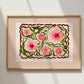 Dahlia Art Print: KateFoxDesign Colorful Floral Wall Art Landscape