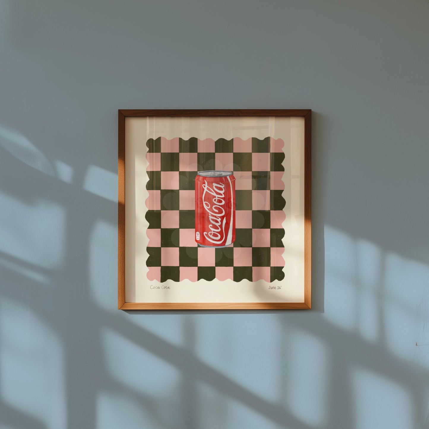 Cola Art Print: Dopamine Decor, Maximalist Wall Art