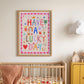 A Lucky Day: Colorful Typography Wall Art