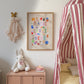 Magic Lives Here: Colorful Typography Wall Art
