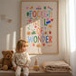 Pocket Full of Wonder: Colorful Typography Wall Art