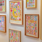 She is Sunshine Art Print: Colorful Typography, Positivity Wall Art, Hurricane