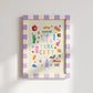 New York City: Colorful Typography Wall Art