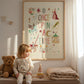 Once Upon A Time: Colorful Typography Wall Art