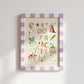 Once Upon A Time: Colorful Typography Wall Art