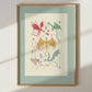 Blue Dragons: Colorful Fairytale Magical Typography Wall Art