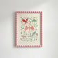 Pink Dragons: Colorful Fairytale Magical Typography Wall Art