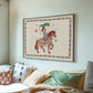 Our Brave Knight, Fairytale, Magical Horse Print: Hand Drawn Wall Art
