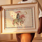 Brave Princess, Fairytale, Magical Horse Print: Hand Drawn Wall Art