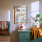 Blue Dragons: Colorful Fairytale Magical Typography Wall Art