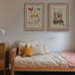Blue Dragons: Colorful Fairytale Magical Typography Wall Art