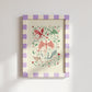 Pink Dragons: Colorful Fairytale Magical Typography Wall Art