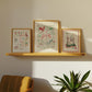 Here Be Dragons Pink: Colorful Fairytale Magical Typography Wall Art