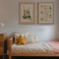 Here Be Dragons Pink: Colorful Fairytale Magical Typography Wall Art