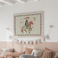 Brave Princess, Fairytale, Magical Horse Print: Hand Drawn Wall Art