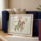 Brave Princess, Fairytale, Magical Horse Print: Hand Drawn Wall Art