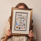 Season Of The Witch: Colorful Typography Halloween Witchy Wall Art