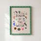 Season Of The Witch: Colorful Typography Halloween Witchy Wall Art