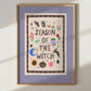 Season Of The Witch: Colorful Typography Halloween Witchy Wall Art