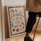 Season Of The Witch: Colorful Typography Halloween Witchy Wall Art