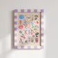 90’s Kid: Colorful Nostalgic Typography Wall Art